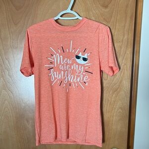 Cute ‘Mew Are My Sunshine’ Women’s T-Shirt | Size small